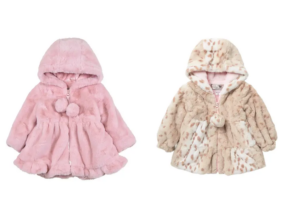 Image of sale on Hooded Faux Fur Coat (9m-24m)