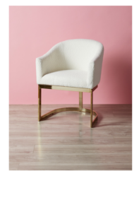 Image of sale on 31in Modern Metal Base Dining Chair
