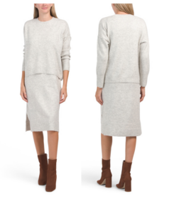 Image of sale on 2pc Sweater and Dress Set