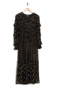 Image of sale on Long Sleeve Clip Dress