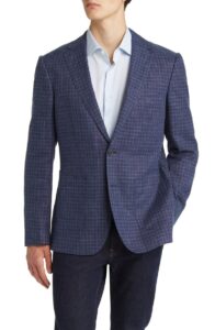 Image of sale on New Plymouth Check Cotton & Linen Sport Coat