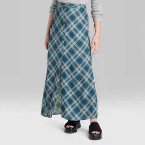 Image of sale on Women’s Button-front Printed Midi Skirt