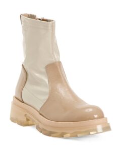 Image of sale on Made in Italy Dhia Patent Leather Booties