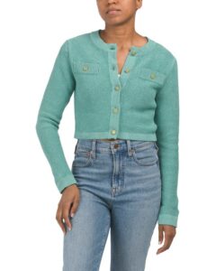 Image of sale on Supima Cotton Blend Aviana Cropped Jacket