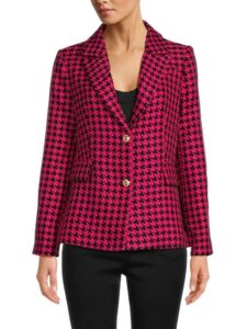 Image of sale on Devin Houndstooth Blazer