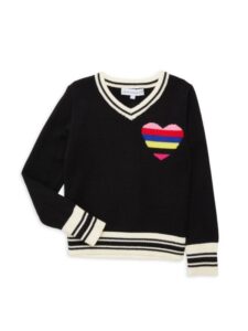 Image of sale on Gir’s Varsity Stripe Sweater