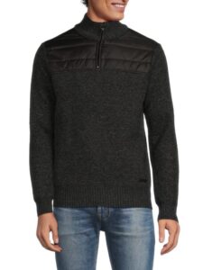 Image of sale on Walker Mockneck Quarter Zip Sweater