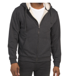 Image of sale on Sherpa Lined Zip Up Hoodie