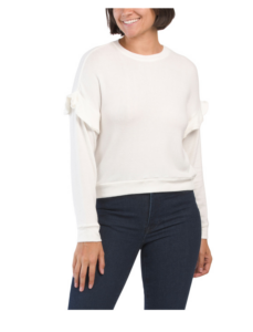 Image of sale on Mariam Ruffle Sleeve Sweater