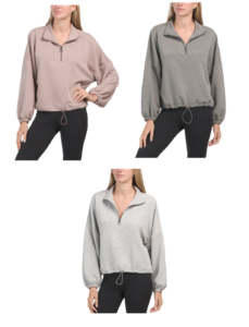 Image of sale on Annalise Quarter Zip Pull over Sweater