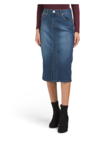 Image of sale on Midi Denim Skirt