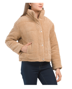 Image of sale on Corduroy Puffer Coat