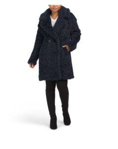 Image of sale on Double Breasted Cozy Faux Fur Coat