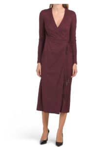 Image of sale on Nadia Ultra Faux Suede Jersey Dress