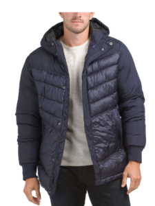 Image of sale on Matte Shine Contrast Puffer Coat
