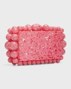 Image of sale on Eos Beaded Acrylic Clutch Bag