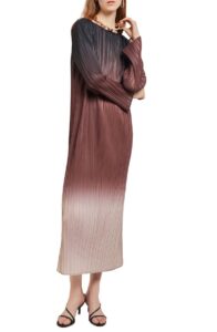 Image of sale on Ombré Long Sleeve Shift Dress