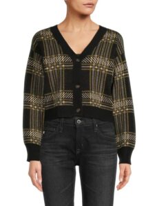 Image of sale on Plaid Crop Cardigan