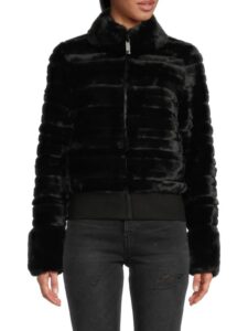 Image of sale on Faux Fur Paneled Jacket