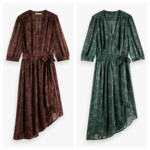 Image of sale on Asymmetric Wrap Dress