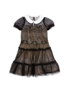 Image of sale on Little Girl’s Peterpan Collar Lace Dress