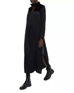 Image of sale on Velvet Yoke Maxi Dress