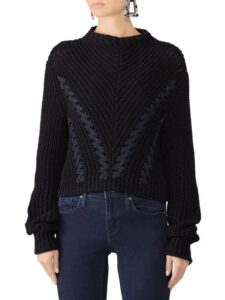 Image of sale on Textured Crewneck Sweater