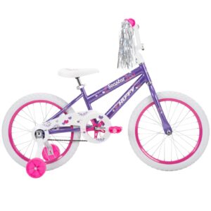 Image of sale on Huffy 18 In. Sea Star Kids Bike for Girls Ages 4 and Up,child, Metallic Purple