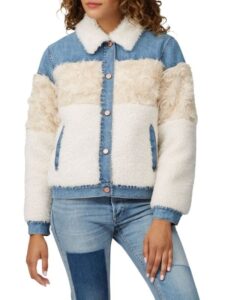 Image of sale on Faux Fur Denim Jacket