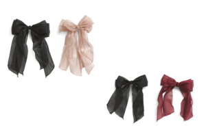 Image of sale on Flowy Double Bow Hair Clip Set