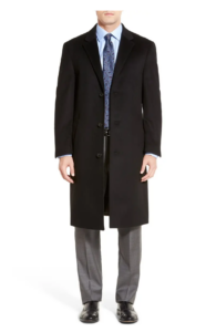 Image of sale on Sheffield Classic Fit Wool & Cashmere Overcoat