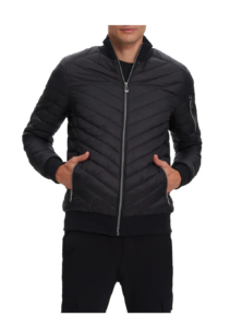 Image of sale on Alex Chevron Quilted Puffer Jacket