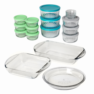 Image of sale on 30 Piece Glass Food Storage Containers