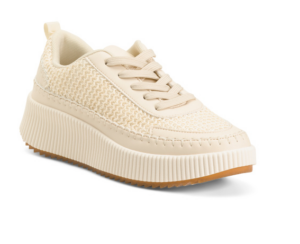 Image of sale on Knit Lace Up Sneakers