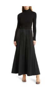 Image of sale on Long Sleeve Mixed Media Dress
