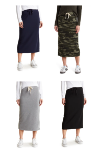 Image of sale on Drawstring Knit Skirt