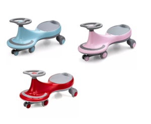 Image of sale on Costway Wiggle Car Ride-on Toy W/ Flashing Wheels for Toddlers & Kids