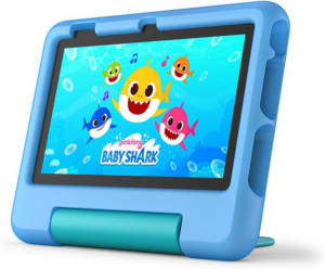 Image of sale on Amazon Fire 7 Kids Tablet, Ages 3-7.
