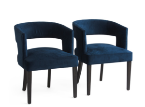 Image of sale on Set of 2 Sally Velvet Chairs