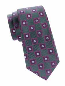 Image of sale on Medallion Silk Jacquard Tie