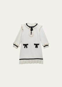 Image of sale on Girl’s Crepe Mini Dress, Size 4t-12