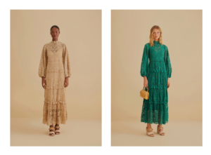 Image of sale on Guipure Long Sleeve Maxi Dress