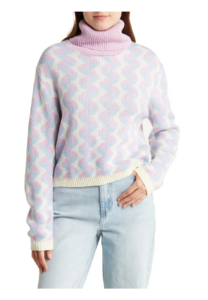 Image of sale on Zig Zag Turtleneck Sweater
