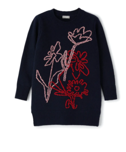 Image of sale on Navy Long Sleeve Dress