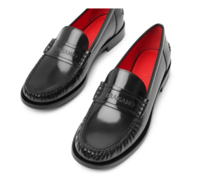 Image of sale on Irina Black Leather Loafers