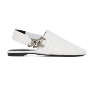 Image of sale on White G Chain Slingback Mules