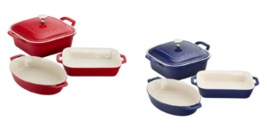 Image of sale on 4-piece Ceramic Baking Dish Set