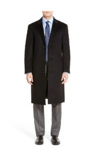 Image of sale on Sheffield Classic Fit Wool & Cashmere Overcoat