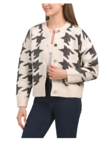 Image of sale on Houndstooth Cardigan
