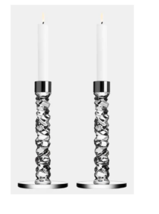 Image of sale on Carat Set of 2 Crystal Candlesticks 25% off